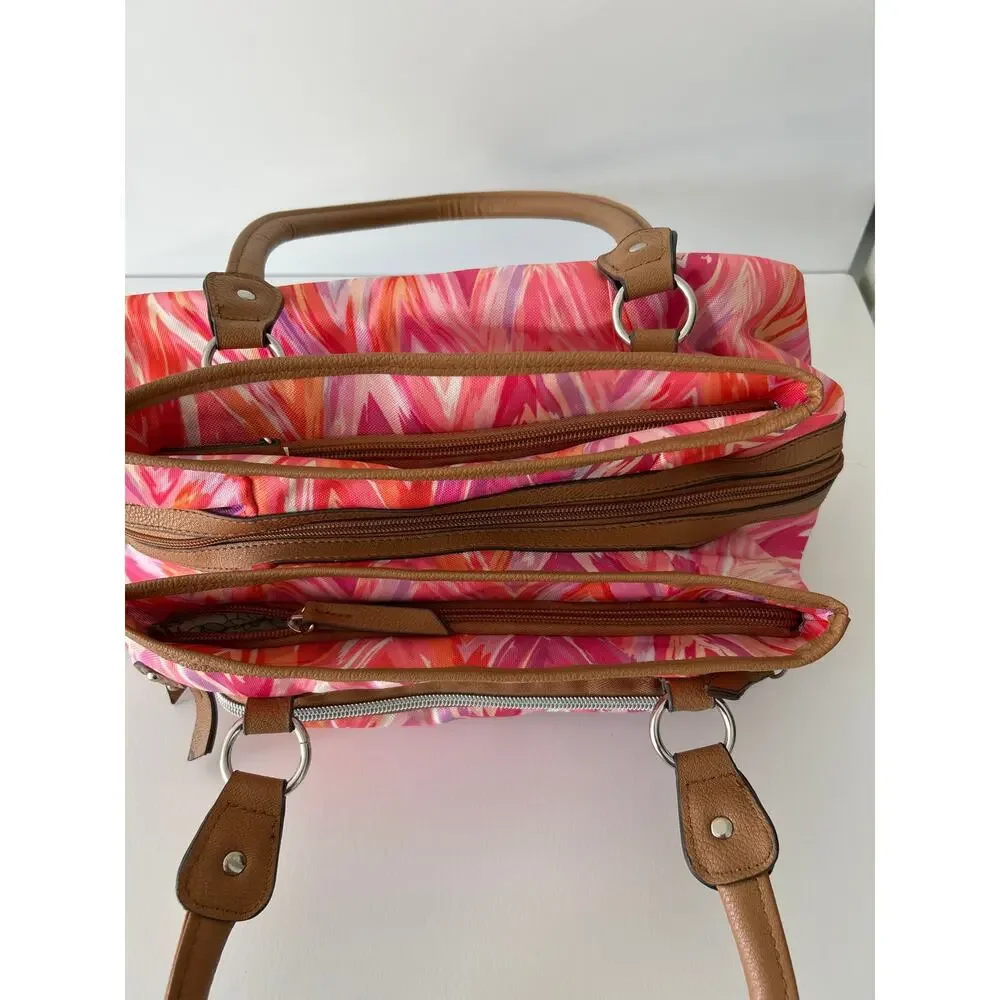 Lily Bloom Pink and Orange Handbag